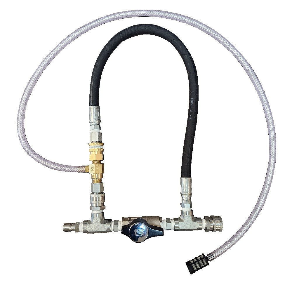 Downstream Bypass 5 to 8 GPM @ 20% Chem Injector 3/8" QCs & Plated Fittings
