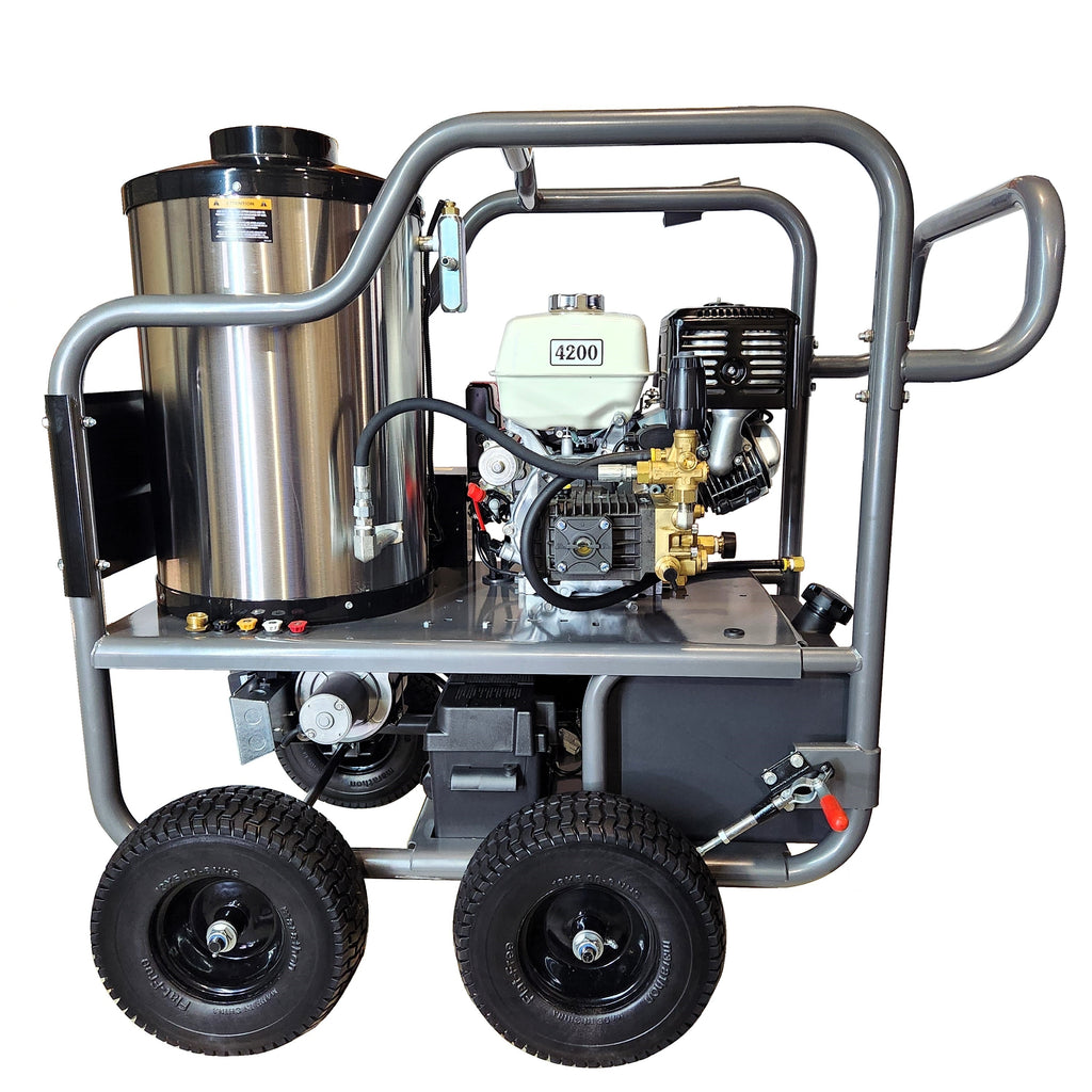 4,200 PSI - 4.0 GPM HOT WATER PRESSURE WASHER WITH HONDA GX390 ENGINE & GENERAL