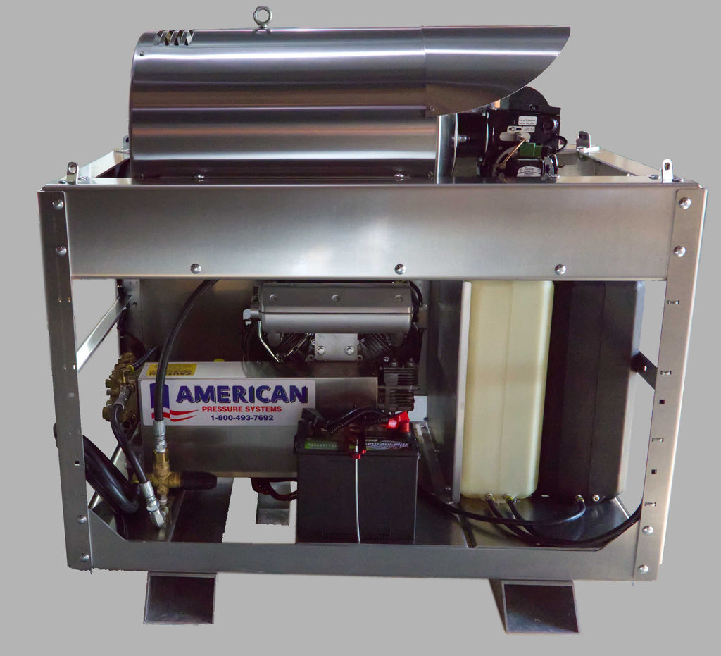 Premium GX 690 Honda Electric Start 8 GPM- 3500 PSI High Output Hot Water Skid