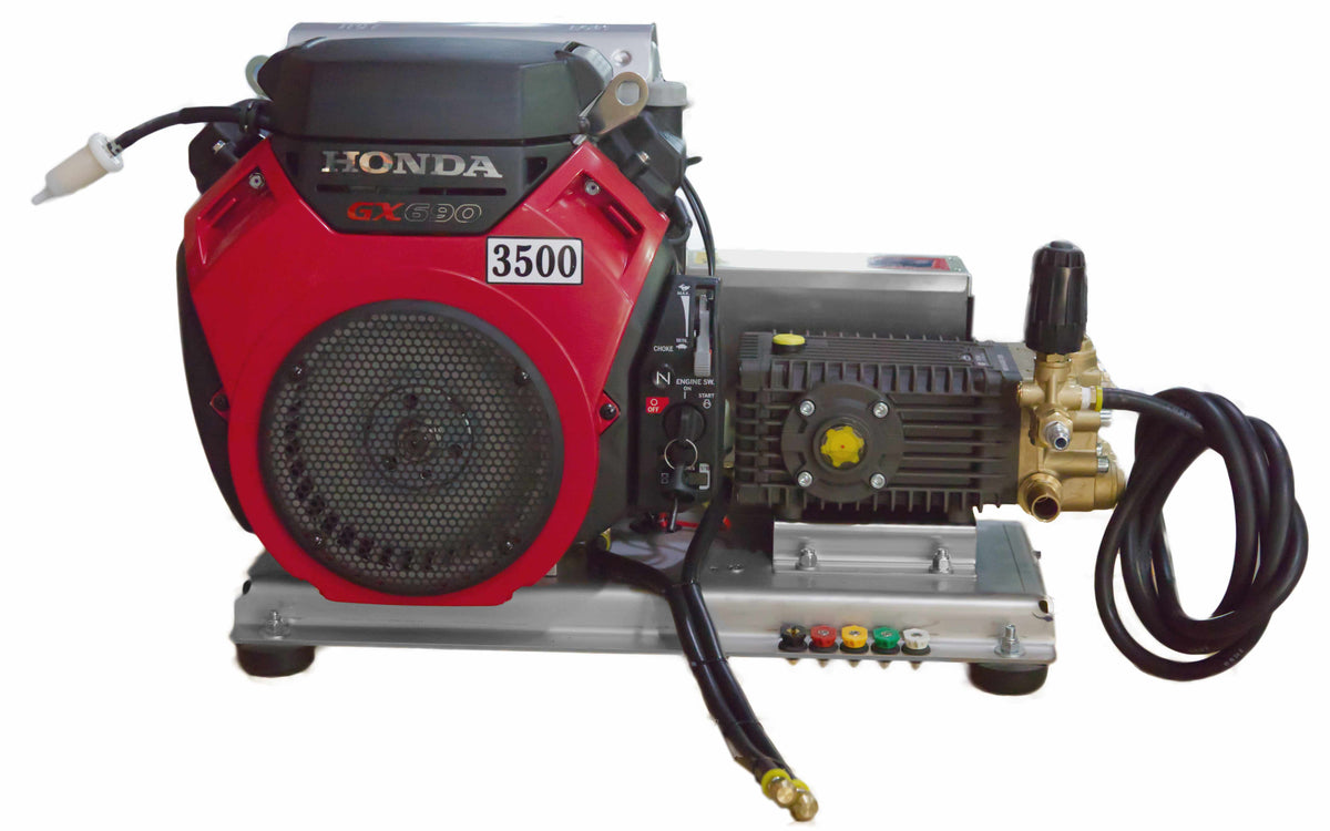 GX690 Honda Electric Start 8 GPM 3500 PSI HD Commercial Belt Drive