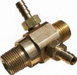 Downstream Fixed 20% Draw 5 – 8 GPM Chemical Dual Barb Injector - Assy ACI791