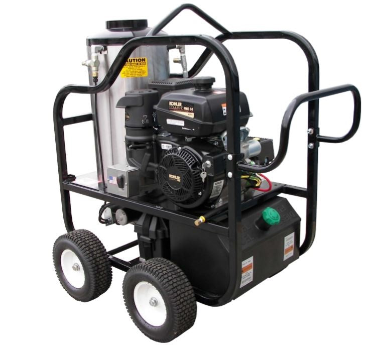 14 HP Kohler Electric Start H.O. Portable Commercial Hot Water 4GPM 4000 PSI