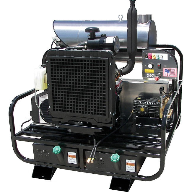 Kohler Diesel Electric Start H.O. Industrial Hot Water SKID 8GPM 4000 PSI