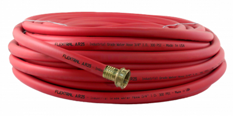 100′ GARDEN HOSE-INLET SUPPLY HD, RED, 3/4″x 100 FT. F x M GHT  AR17-075-100