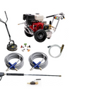 GX390 Honda 4 GPM 4000 PSI HD Belt Drive Cat Pump Aircraft Aluminum Frame Pro