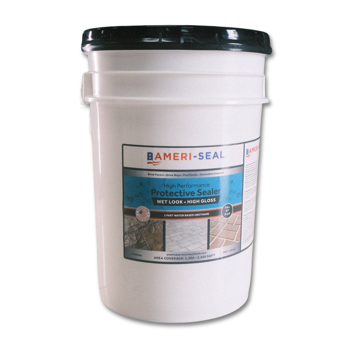 Ameri-Seal Protective Sealer Wet Look High Gloss - 2-Part Chemical Resistant For