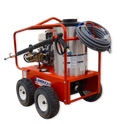APS 4000 PSI Honda Hot Water 4-Wheel Portable Pressure Washer -170K BTU - 4 GPM